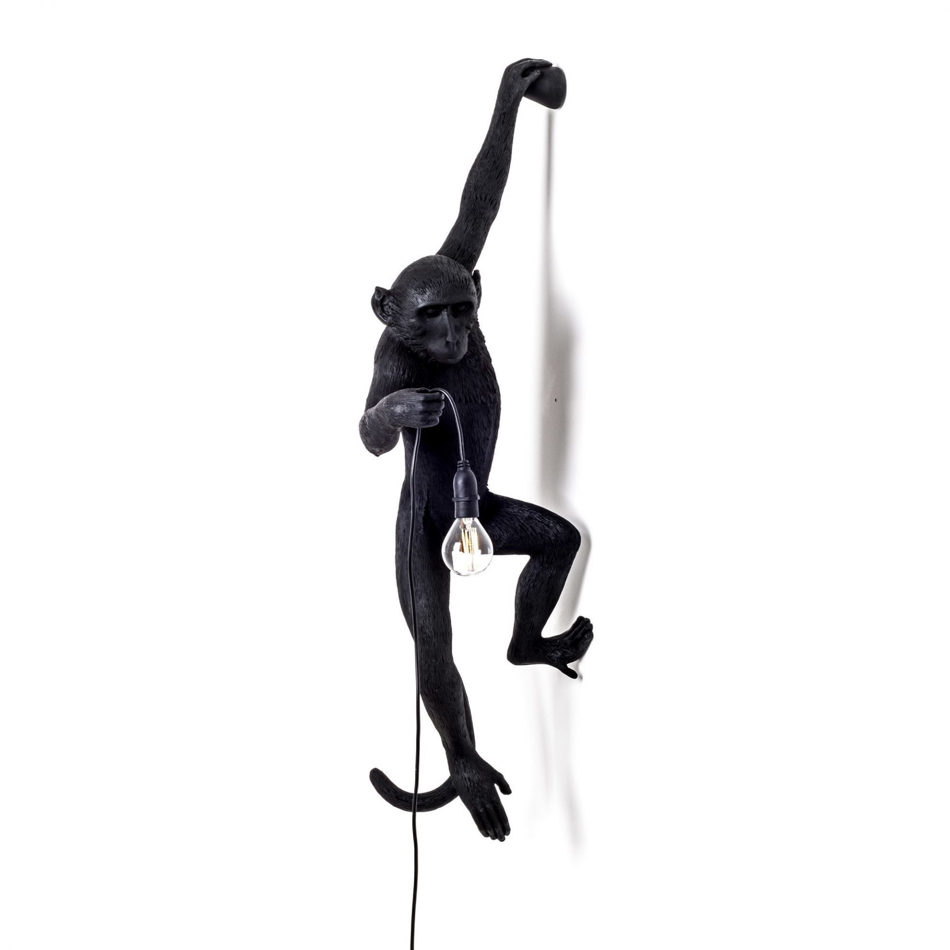 Monkey Lamp Black Wandleuchte Outdoor Seletti